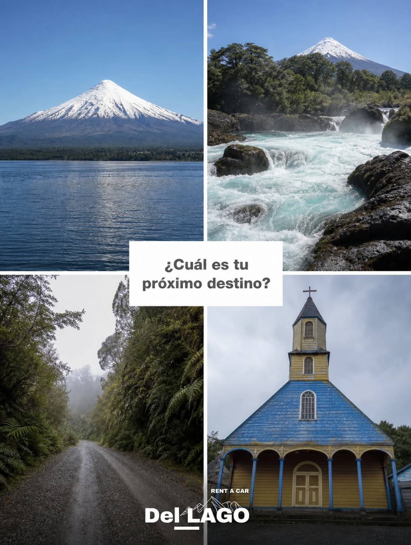 Del Lago Rent a Car - Destinos turísticos en la Región de los Lagos